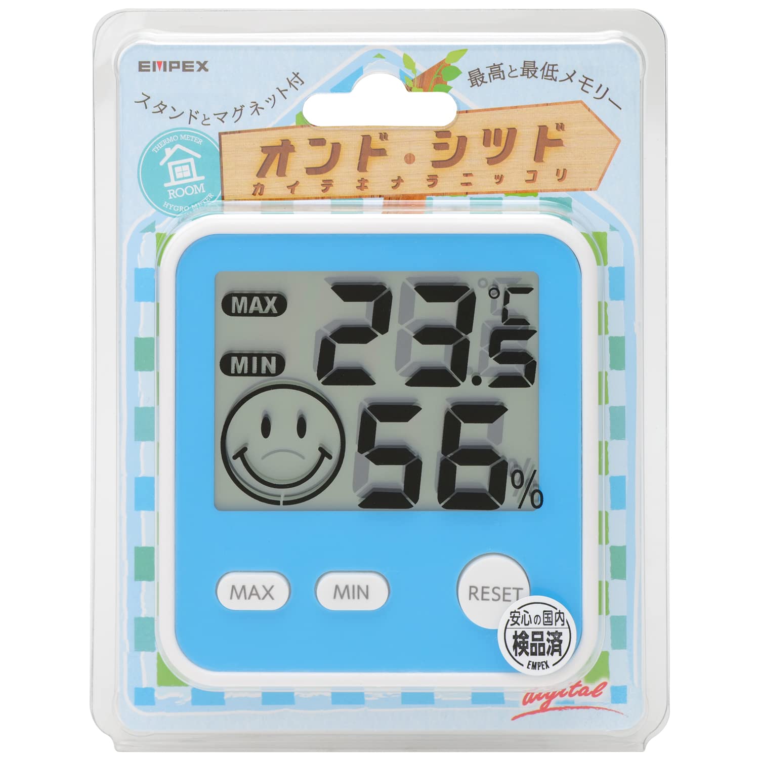 Amazon.co.jp: エンペックス気象計 おうちルーム デジタルmidi温湿度計