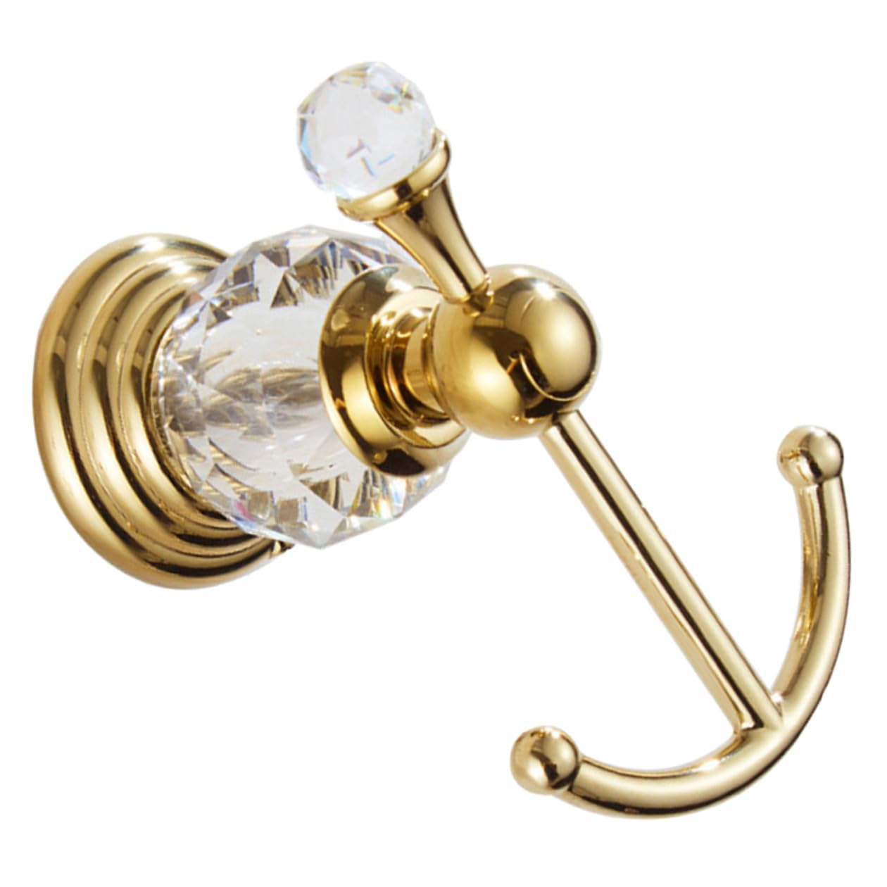 Gancio Appendiabiti senza Bavure in Acciaio Inossidabile Oro Superficie dal Design Contemporaneo Resistente per Ingresso e Cucina