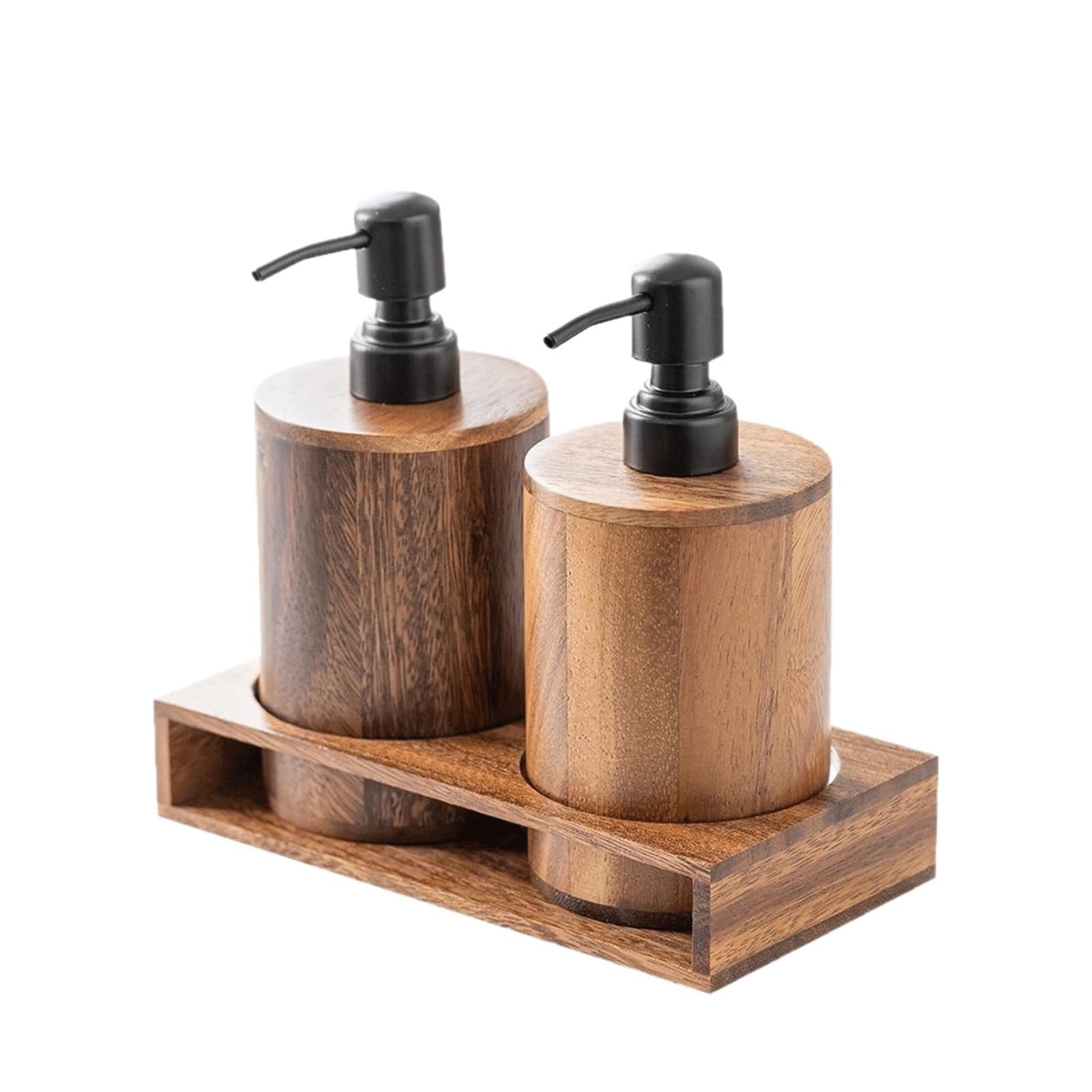 Mano Dispenser for lozione, accessori for il bagno vuoti, pratico flacone di detersivo for piatti, con pompa Piatto per il bagno(SET-200ml)