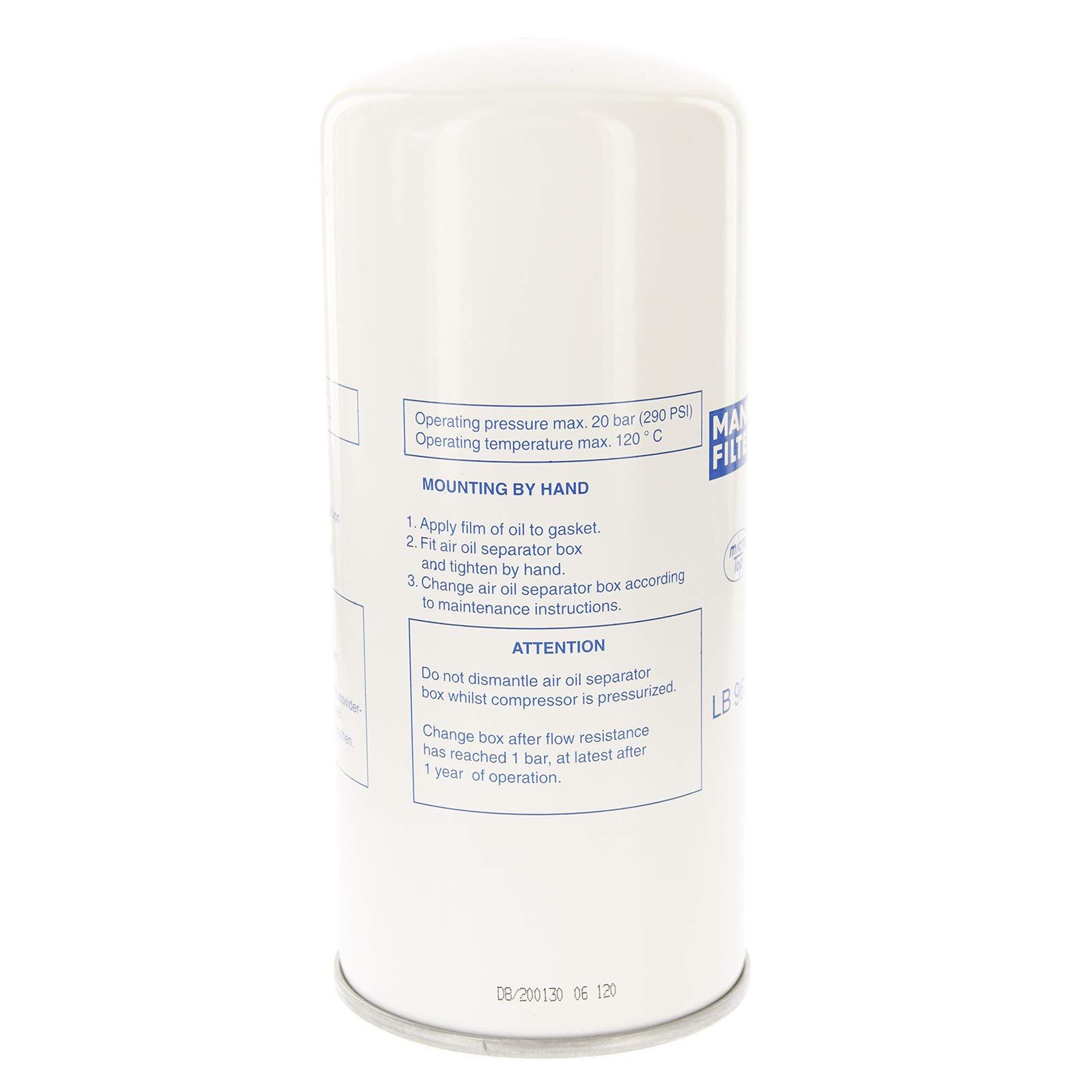 Industrial Service Solutions Aftermarket Atlas Copco 2903-0871-00 Air/Oil Separator | Replacement Part | Spin-On Type | for Compressed Air Equipment and Systems