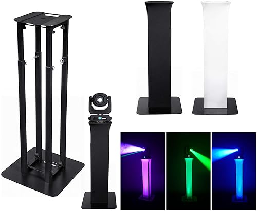 Miniatura 2 de (2) Rockville RTP32B Totem - Soporte de luz de cabeza móvil + Scrims negro+blanco+bolsas de transporte para luces Chauvet Intimidator Spot 355 IRC