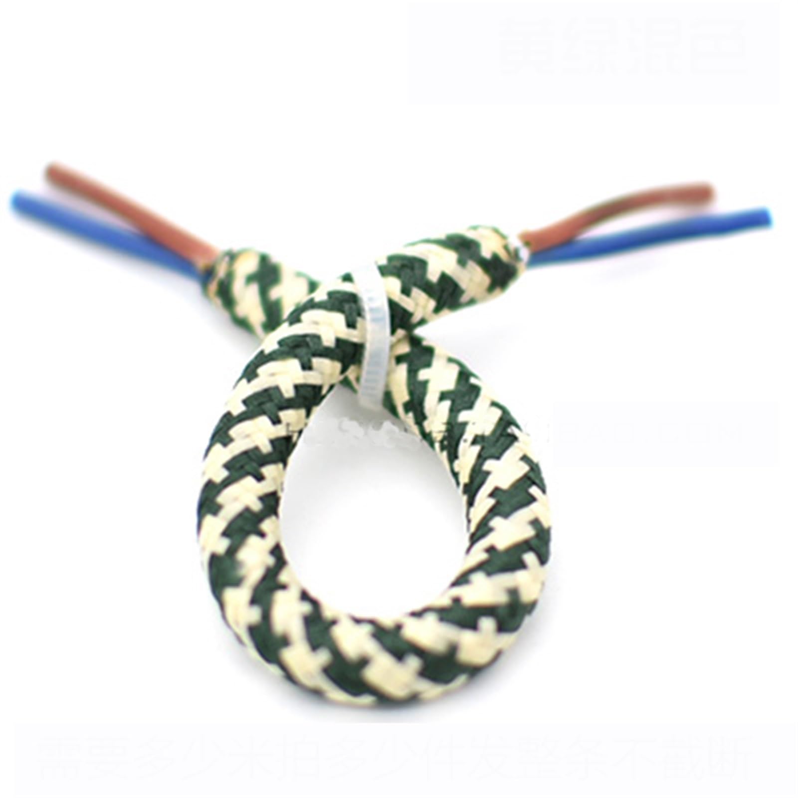 filo tessile intrecciato, Cavo elettrico intrecciato in tessuto a 2 conduttori 0,75 mm² 18 AWG(Color 1,5 Meter)