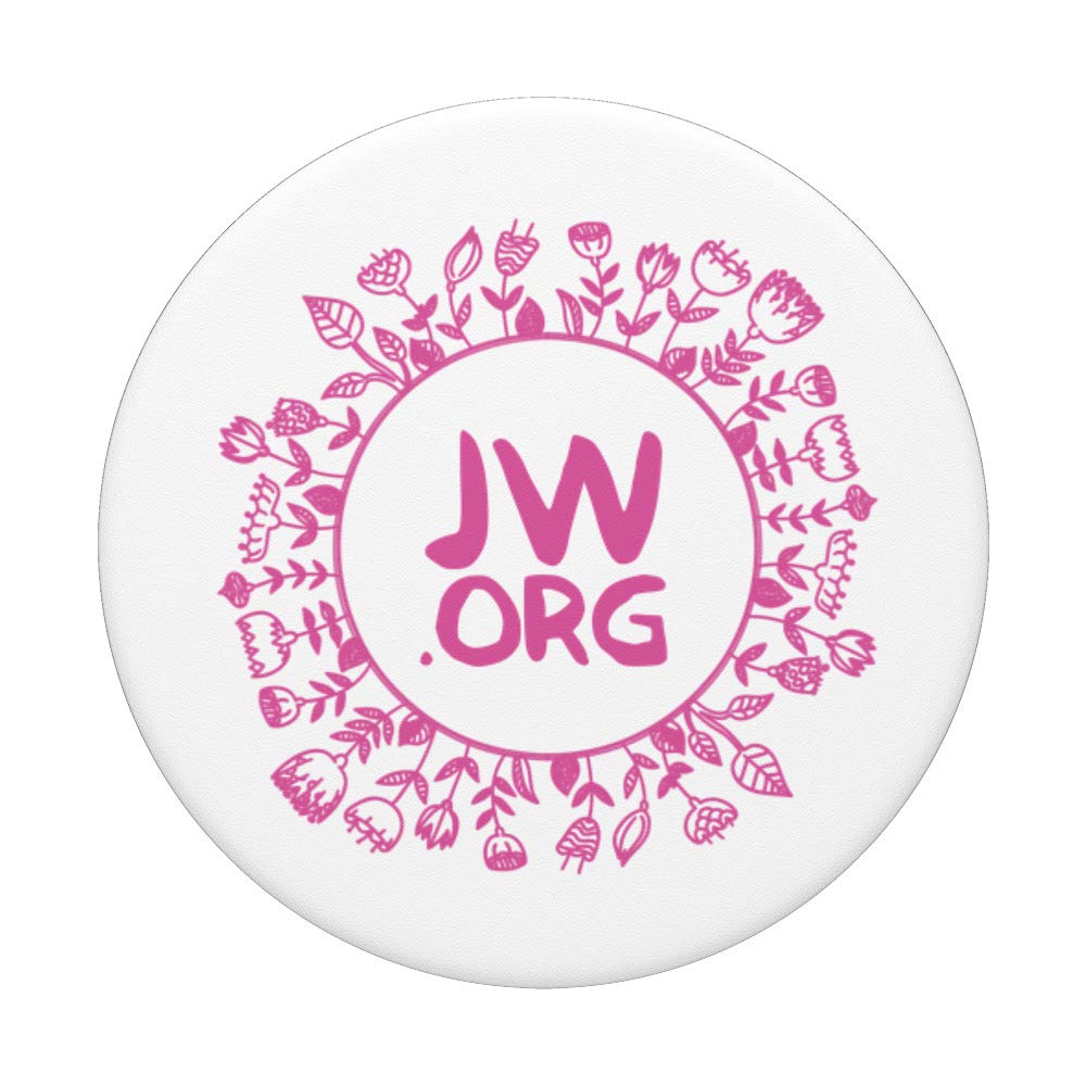 JW ✩.*˚ Amazon.com: JW.org logo - Flowers - Pink version PopSockets