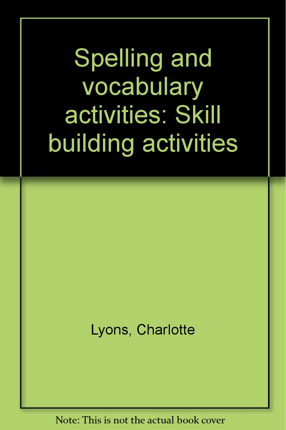 Spelling and vocabulary activities Skill building activities Amazon