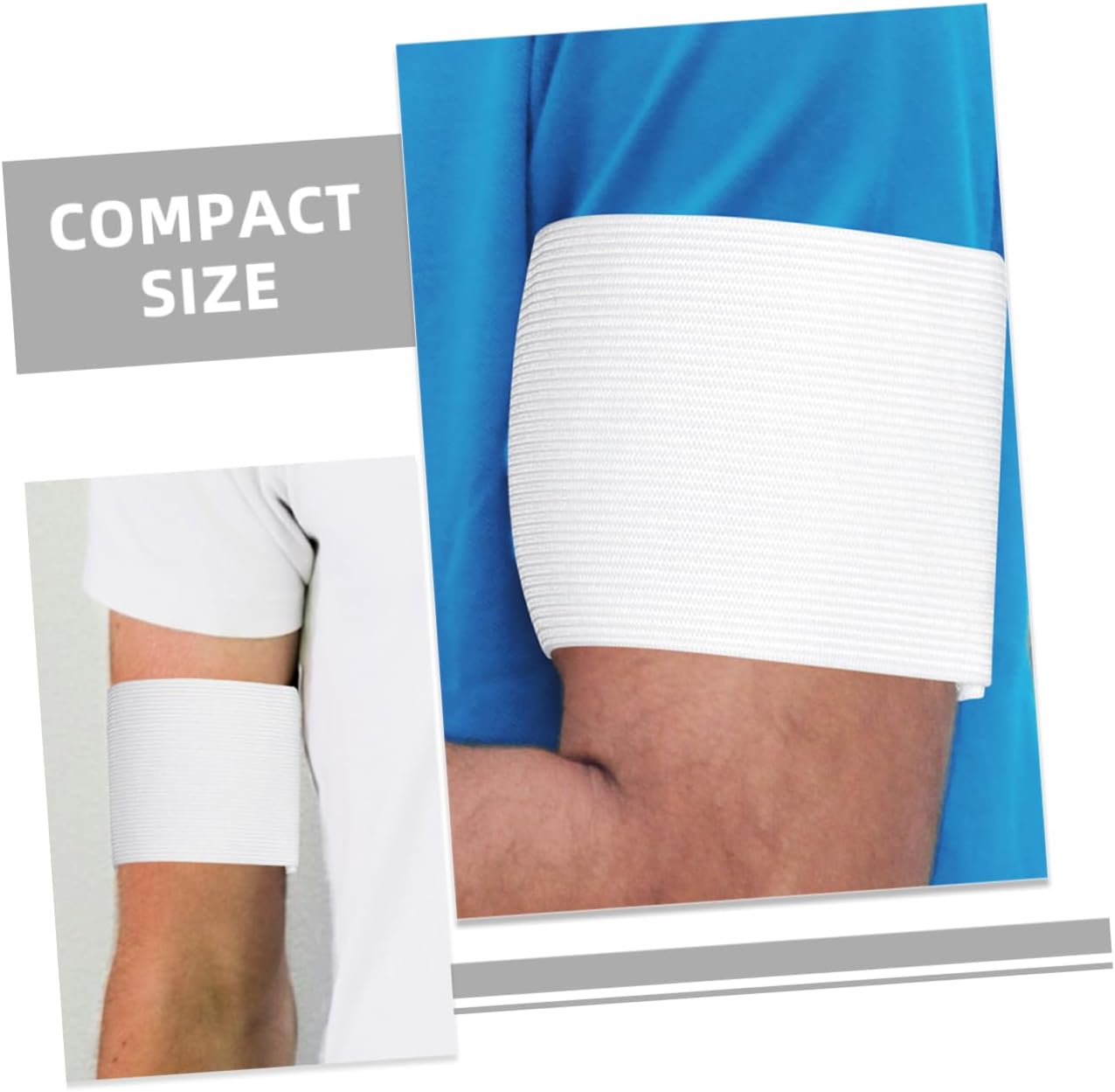 3pcs Blank Captain Armbands Nylon Arm Sleeves Sports Arm Bands for Football Rugby