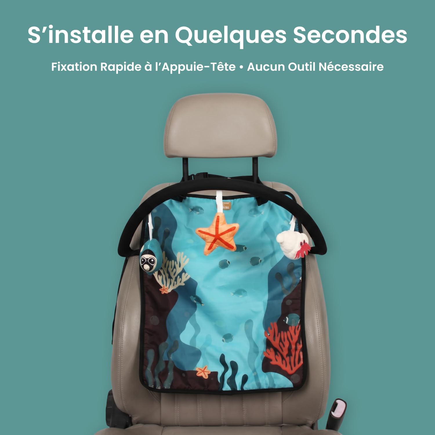 Arche d'Éveil Bébé pour Voiture, 0-6 Mois