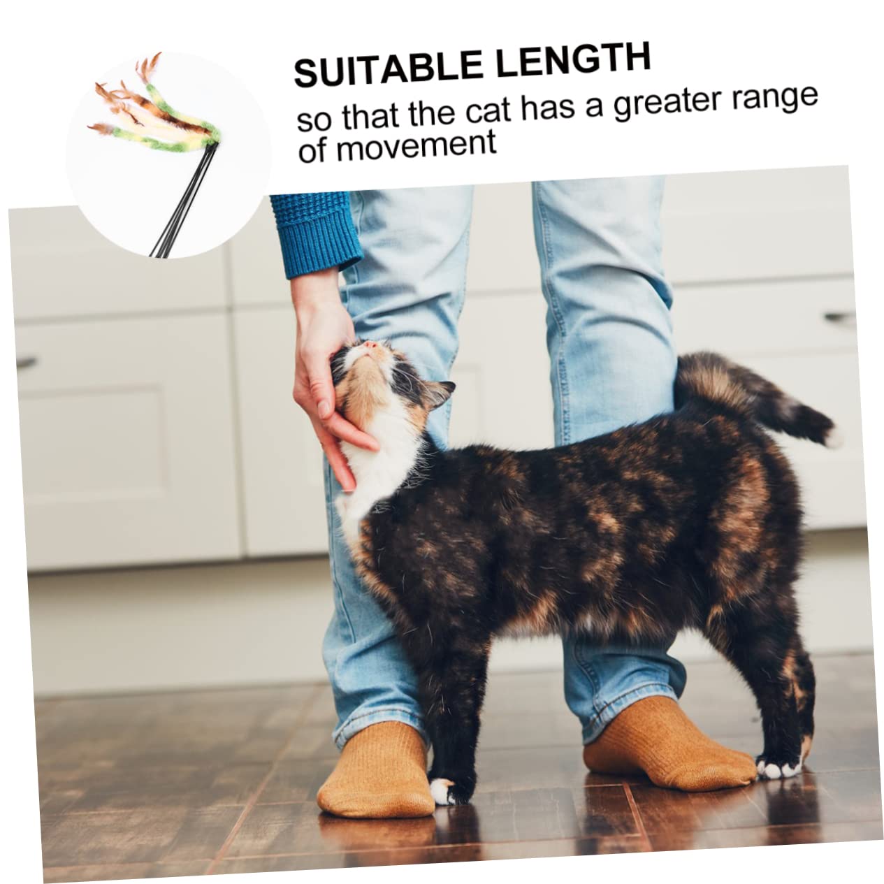 FRCOLOR 15 Piezas Gato Teaser Juguetes para Gatitos Accesorios para Mascotas burlas Suministros para Mascotas Juguetes para Mascotas Juguetes de Peluche Juguetes Suministros para Gatos Juguete Gato
