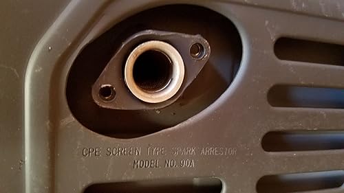 Miniatura 4 de GenExhaust para Champion Generator con placa de cubierta de escape #90A de 1-12 pulgadas de desconexión rápida extensión de escape de tubo de acero.