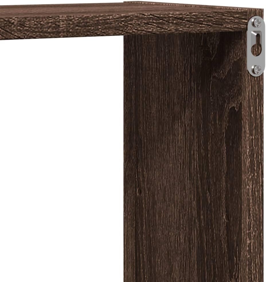 Close-up of a mounting bracket on the shelf