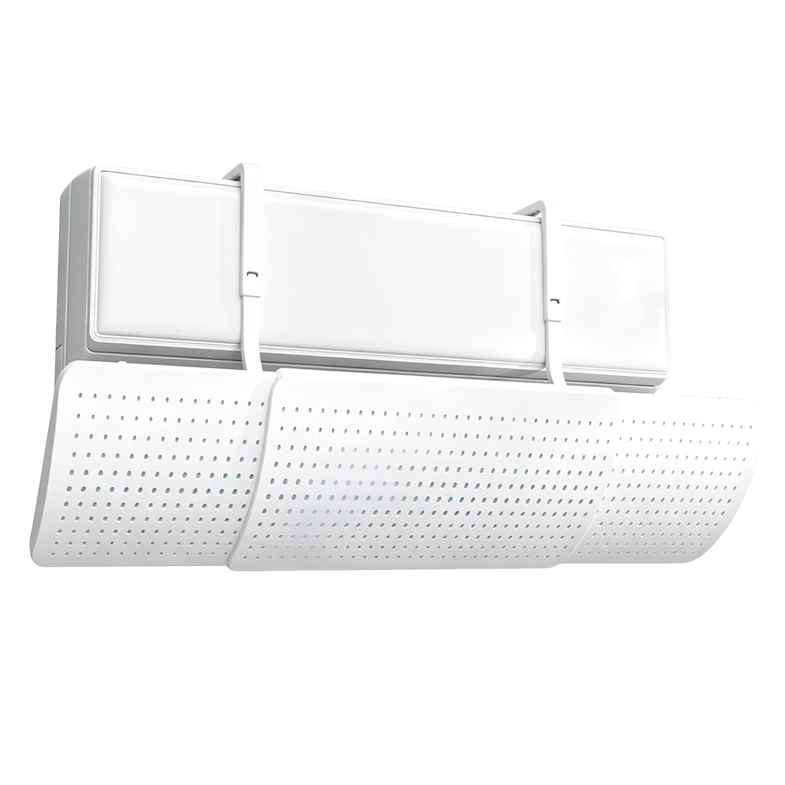 Condizionatore Deflettore di Ventilazione Aria Retrattile | Anti-soffio Diretto, Regolabile Paravento Climatizzatore Universale, Filtro in Cotone, Ruotabile a 180°