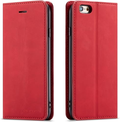 Miniatura 1 de Forwenw - Funda de piel con tapa para iPhone