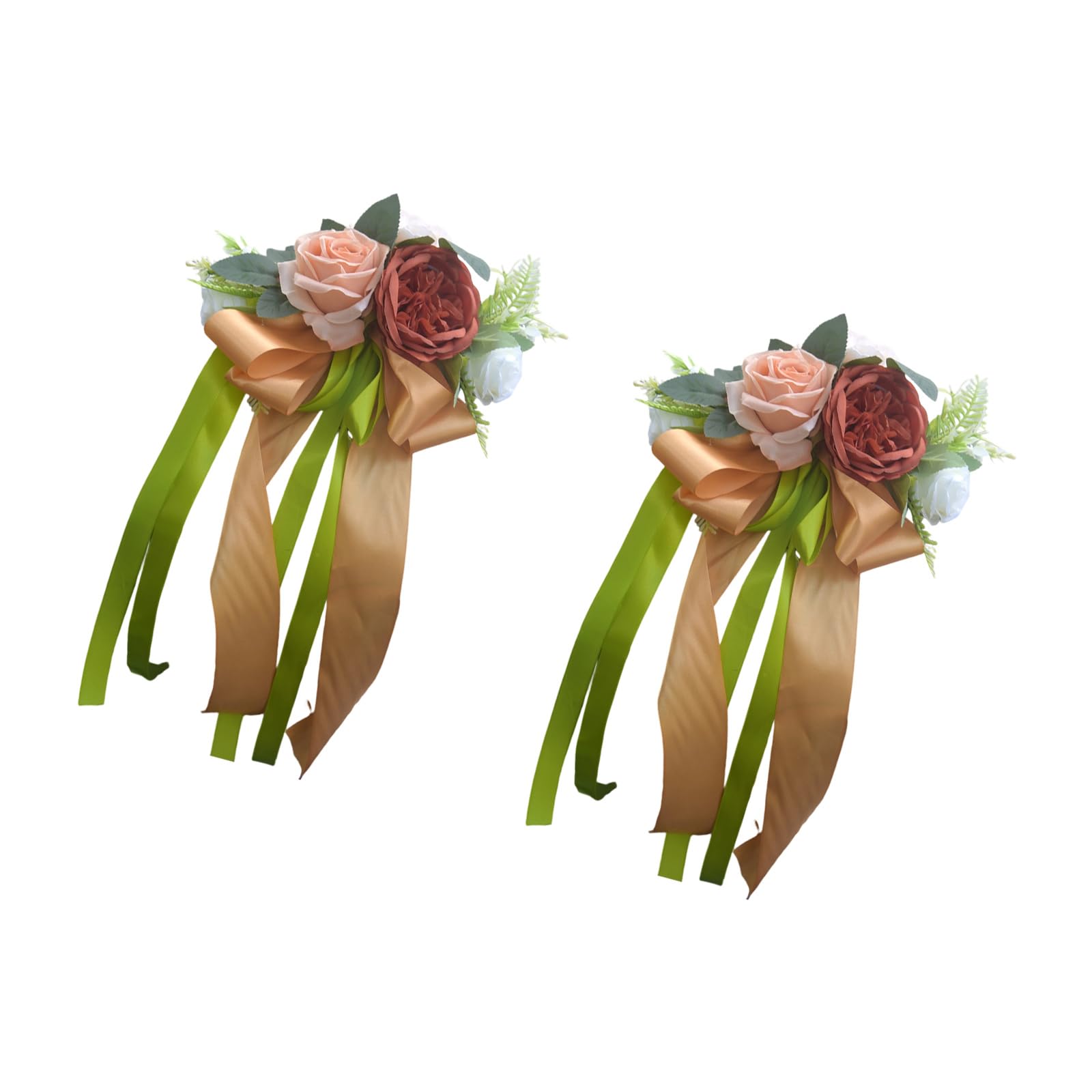 Artificial renewable flower decorations, bridal vehicle decorations, event themes and parties, polyester wedding decorations for transportation