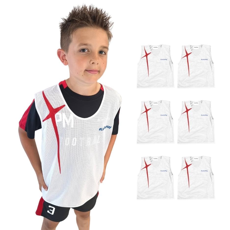 Dossards de football pour enfant parfaits pour l'entraînement dans le jardin