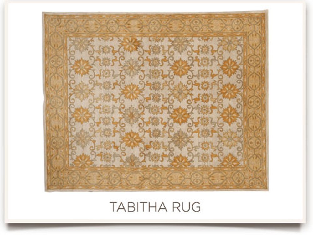 Grand Tapis Persan Patiné Tissé Main – 167x104 Cm – Beige Laine Et Coton