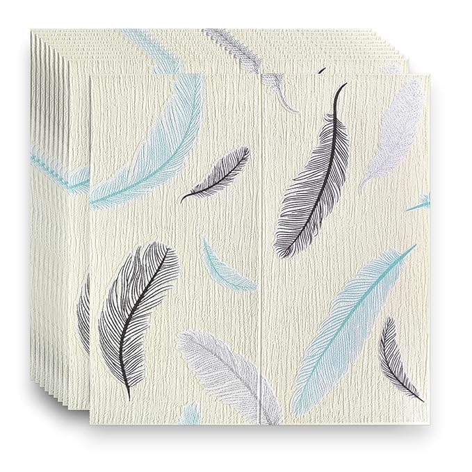 Image of Barebeauty 70 x 70 CM Brick Wallpaper 3D Wall Panel | Self-Adhesive Waterproof Foam Wall Sticker | Peel & Stick Decor for Home, Bedroom & Living Room (Pack of 30, 158.1 Sq. Ft. Approx)