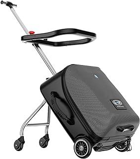 LemoHome Expandable Luggage with Spinner Wheels,Large Suitcases with Child Seat Design,Hard Luggage for Women