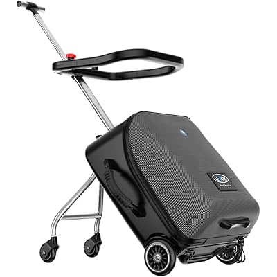 LemoHome Expandable Luggage with Spinner Wheels,Large Suitcases with Child Seat Design,Hard Luggage for Women and Men,20 inch Hardside Carry on Luggage for Travel