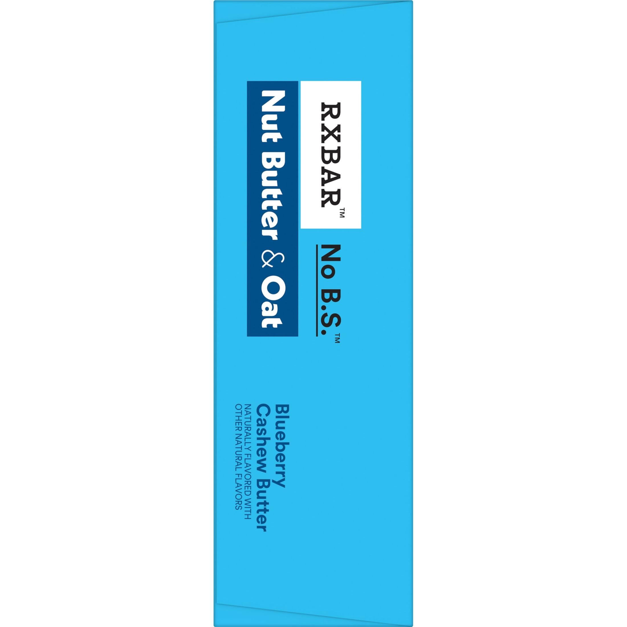 RXBAR A.M. Barrette proteiche, snack senza glutine, snack per la colazione, mirtillo, scatola da 22 once (12 barrette)