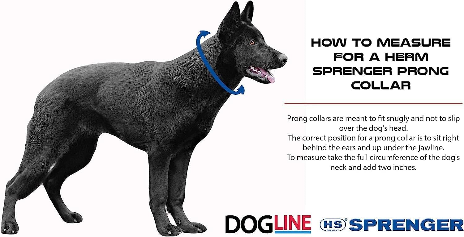Herm Sprenger Stainless Steel Prong Dog Training Collar Ultra-Plus Pet Pinch Collar No-Pull Collar for Dogs Anti Pull Training Collar Made in Germany 3.2mm x 23in Medium product thumbnail 6