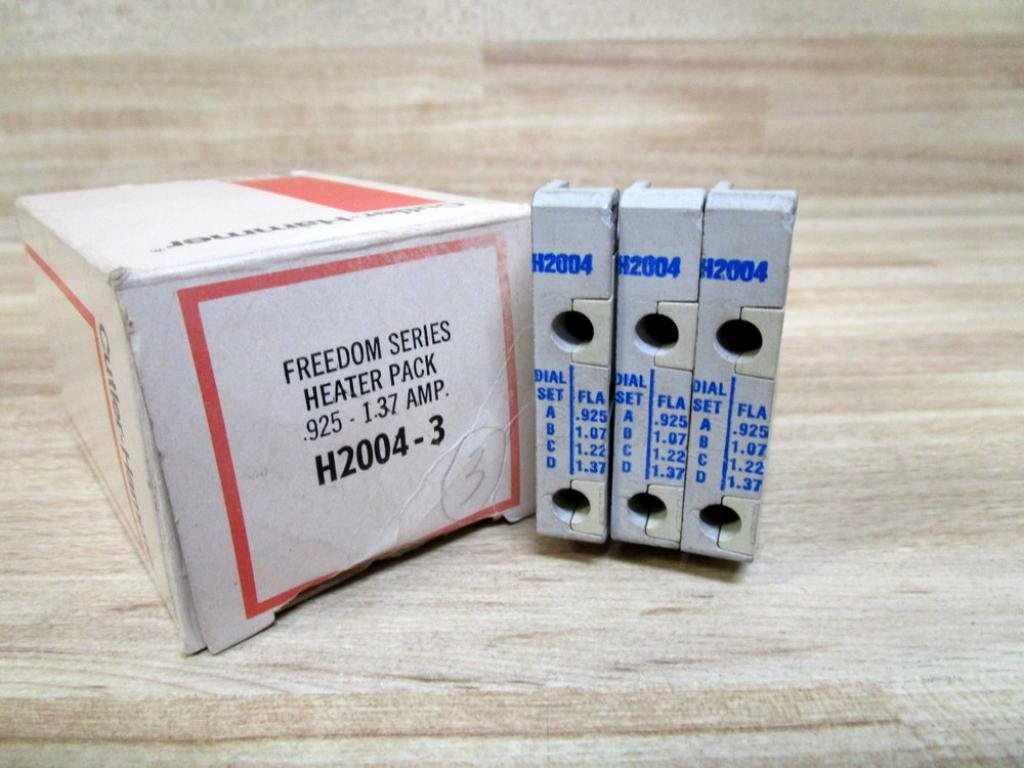 Cutler Hammer H2004 Eaton Heater Element H2004-3 (Pack of 3)