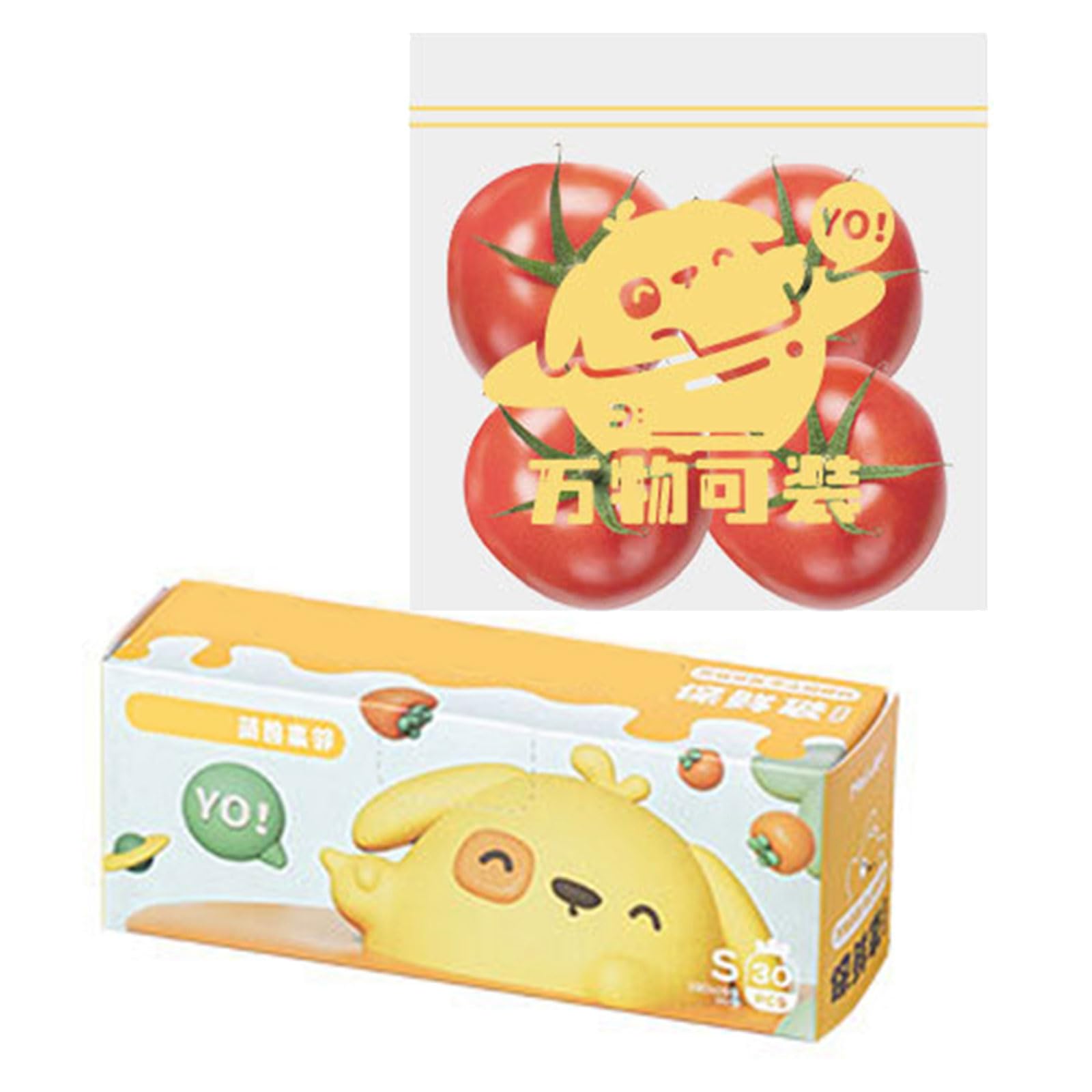 Tsophreniq Household Food Storage Bags High Seal Designs Keeps Freshing Prevents Spread Materials Sturdy and Portable Bags