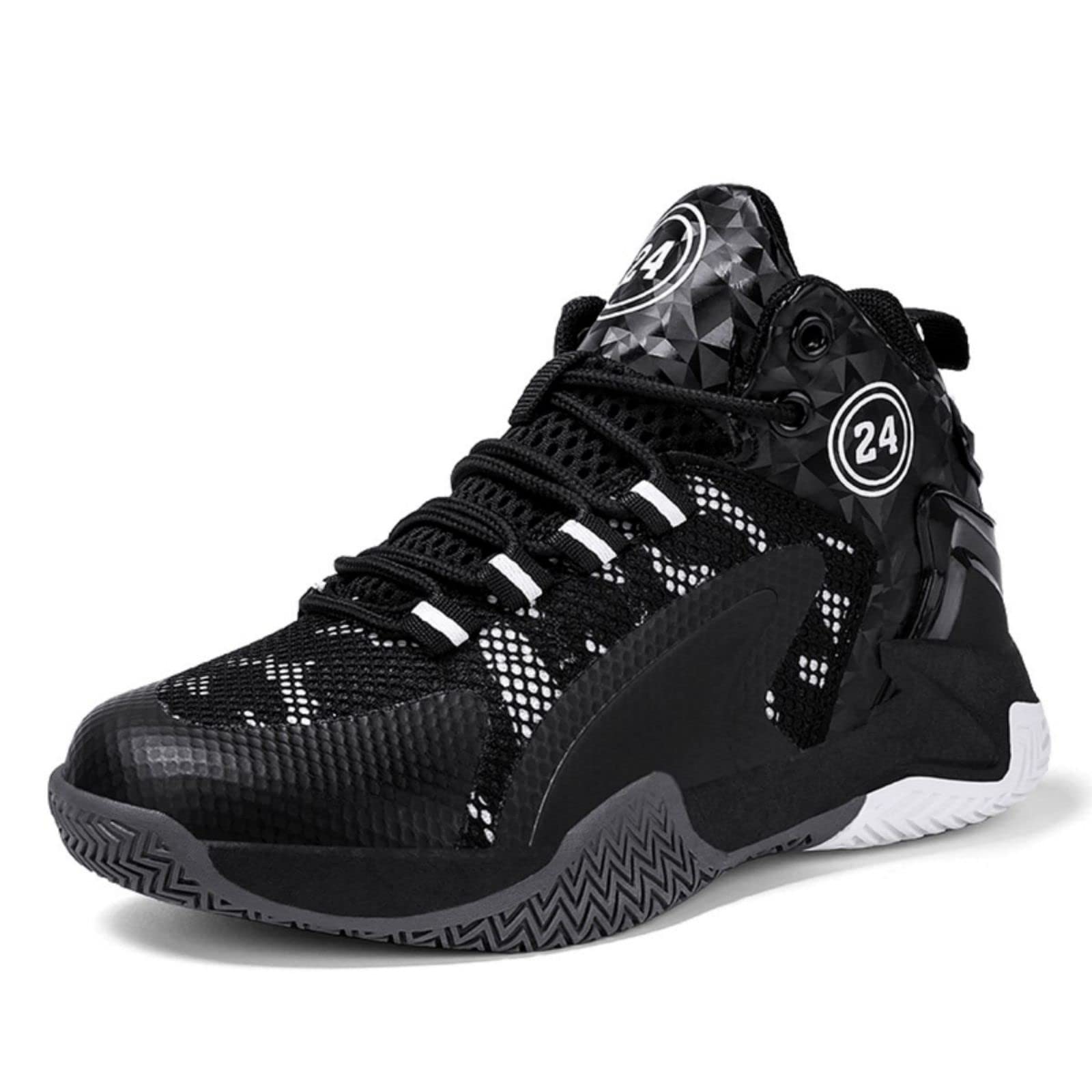 Chaussures de Basket-Ball, Chaussures de Basket-Ball pour Enfants, Chaussures de Sport avec Velcro, Chaussures de Sport