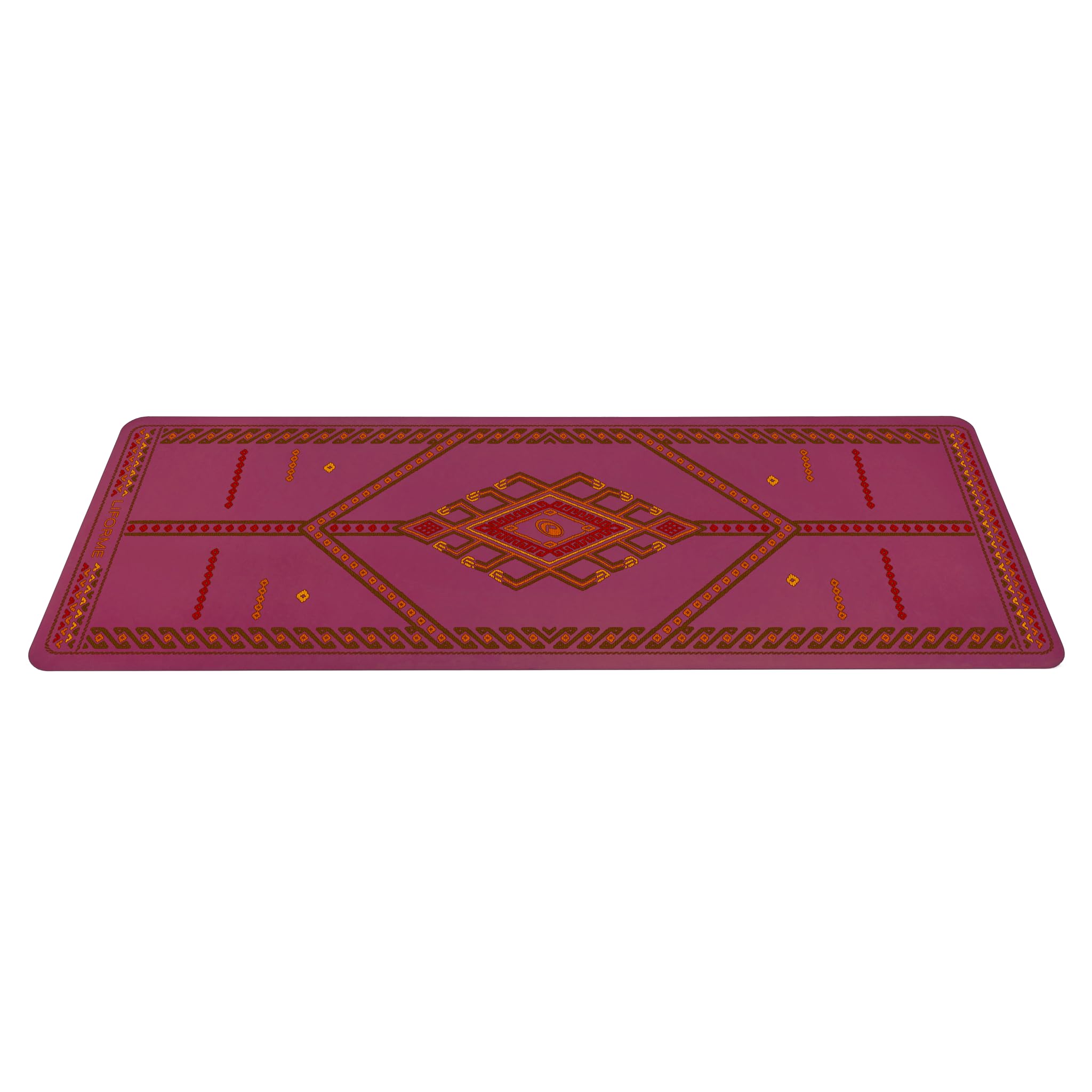 Liforme Tappetini Yoga Stampati – Design brevettato per l'allineamento | Aderenza eccezionale, Ecologico, Atossico, Resistente al sudore, lungo, largo, spessore di 4,2 mm, Borsa per Yoga inclusa