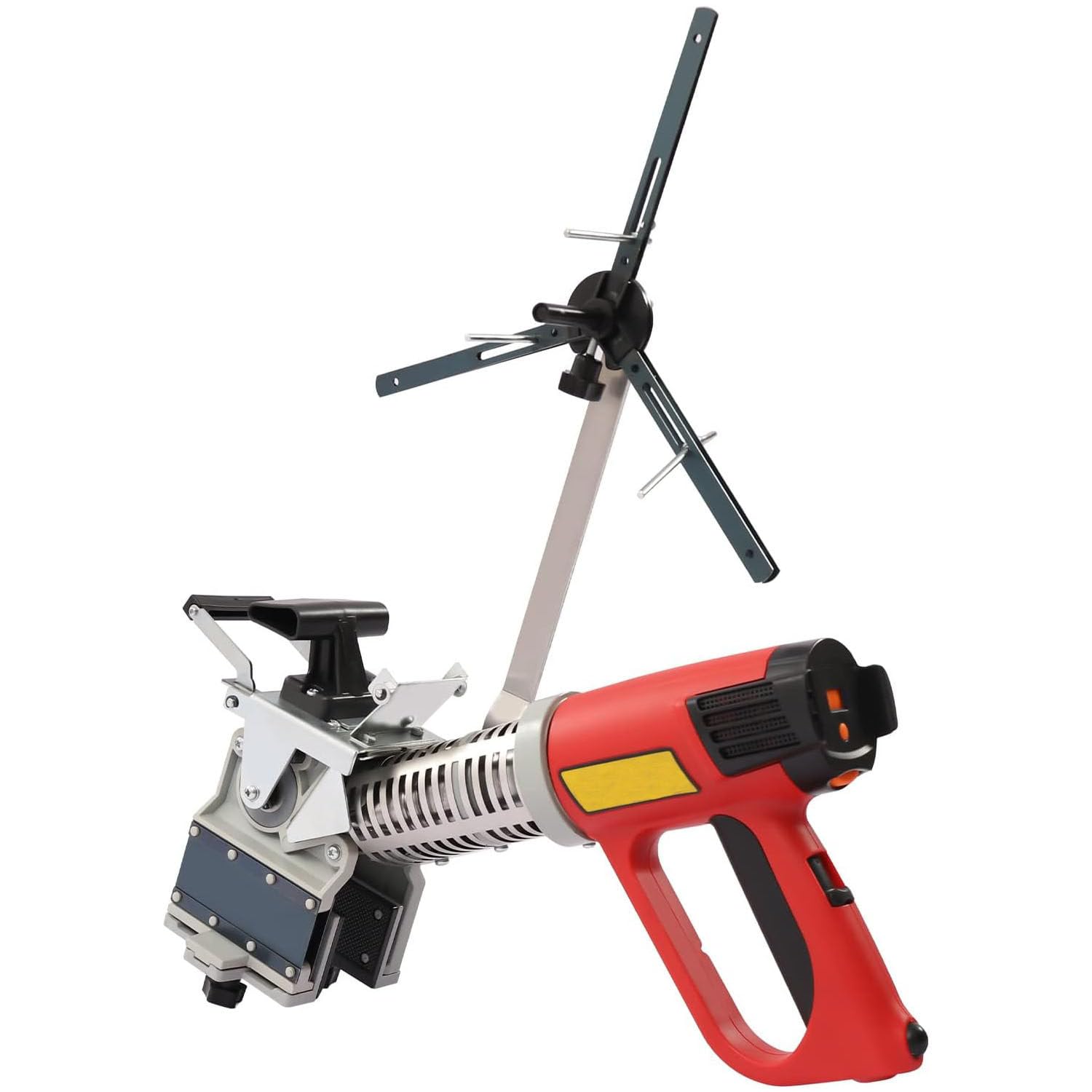 Ymnogjie 2000W Portable Manual Edge Banding Machine, Adjustable Temperature 50-610℃ Woodworking Edge Bander, Straight & Curved Edges, for Sealing Work