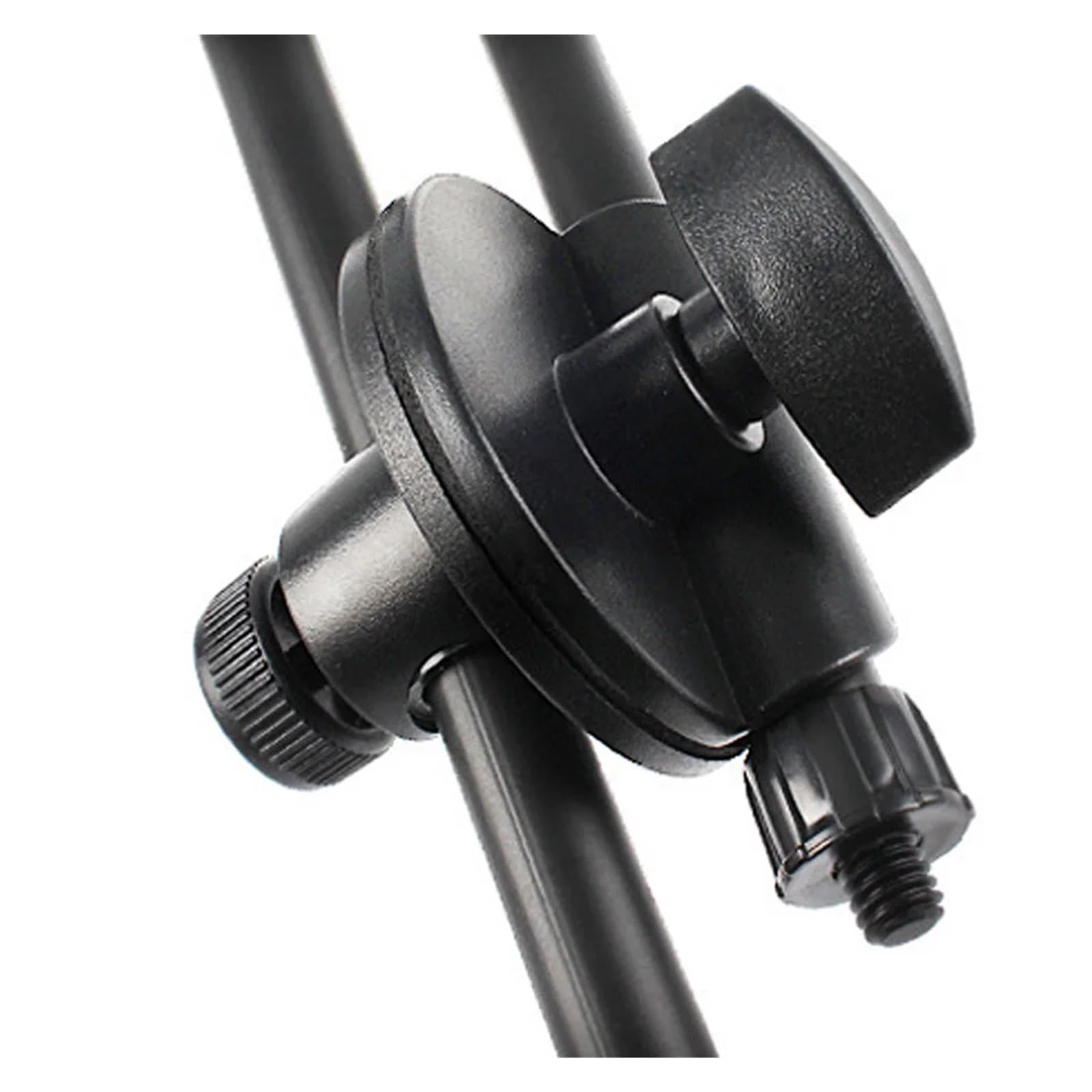 Stativ-Mikrofonständer, Galgen-Mikrofonständer Mit 2 Mikrofon-Clip-Halter | Mikrofonständer mit 2 Mikrofon-Clip-Halter, zusammenklappbare, verstellbare Mikrofonhalterung