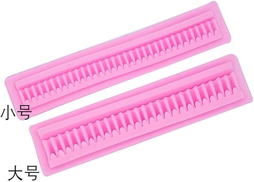 Miniatura 5 de Silicone Moulds Rim Cake Decoration Chocolate Fondant Mold Clay Drop Glue 1 Set Of 2 Pieces