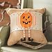 Mud Pie Halloween Home Decor Linen Pumpkin Dangle Leg Pillow Wrap 4165000