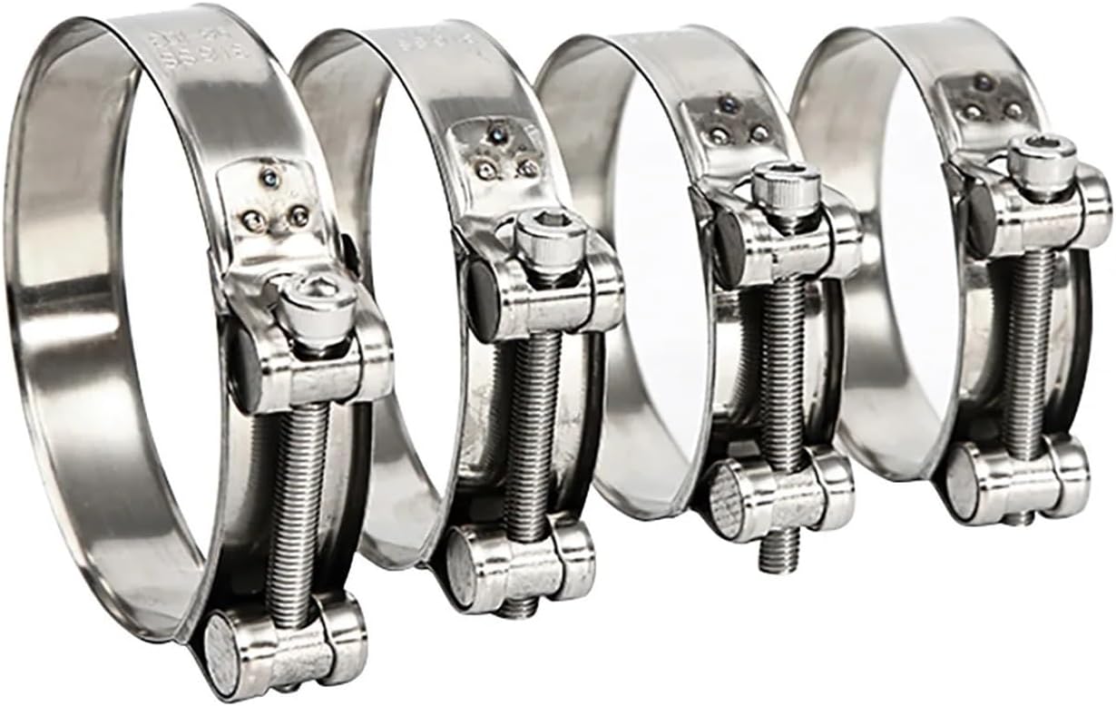 201/304 / 316 Stainless Steel Strong Clamp Ring Pipe Clamp(316stainless steel,1pcs M80-85mm)