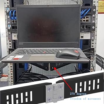 Setup.exe Installation Tool- Supports 110lb - Quick Mount for Patch Panel, Computer Cabinet, Server, Network Racks and Laptops - Compatible with 19 Rails, Square and Threaded Holes