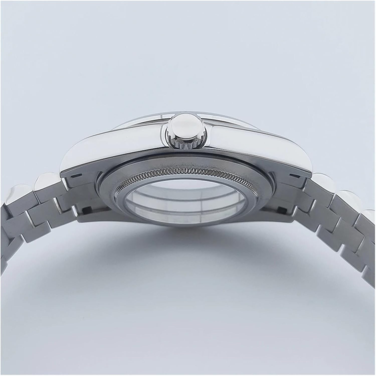 36mm/39mm Silver Watch Case with Sapphire Glass for NH35 NH36 ETA2824 2836 Miyota8215 PT5000 Movements