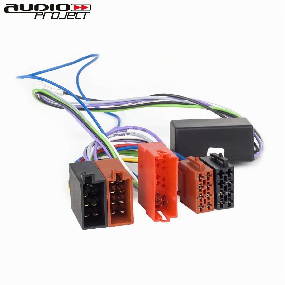 Audioproject A138 - Active System Radio Adapter Cable si adatta ad Audi A2 A3 A4 B5 A6 A8 TT Porsche VW BOSE DSP 4 x 100 W (400 Watt)