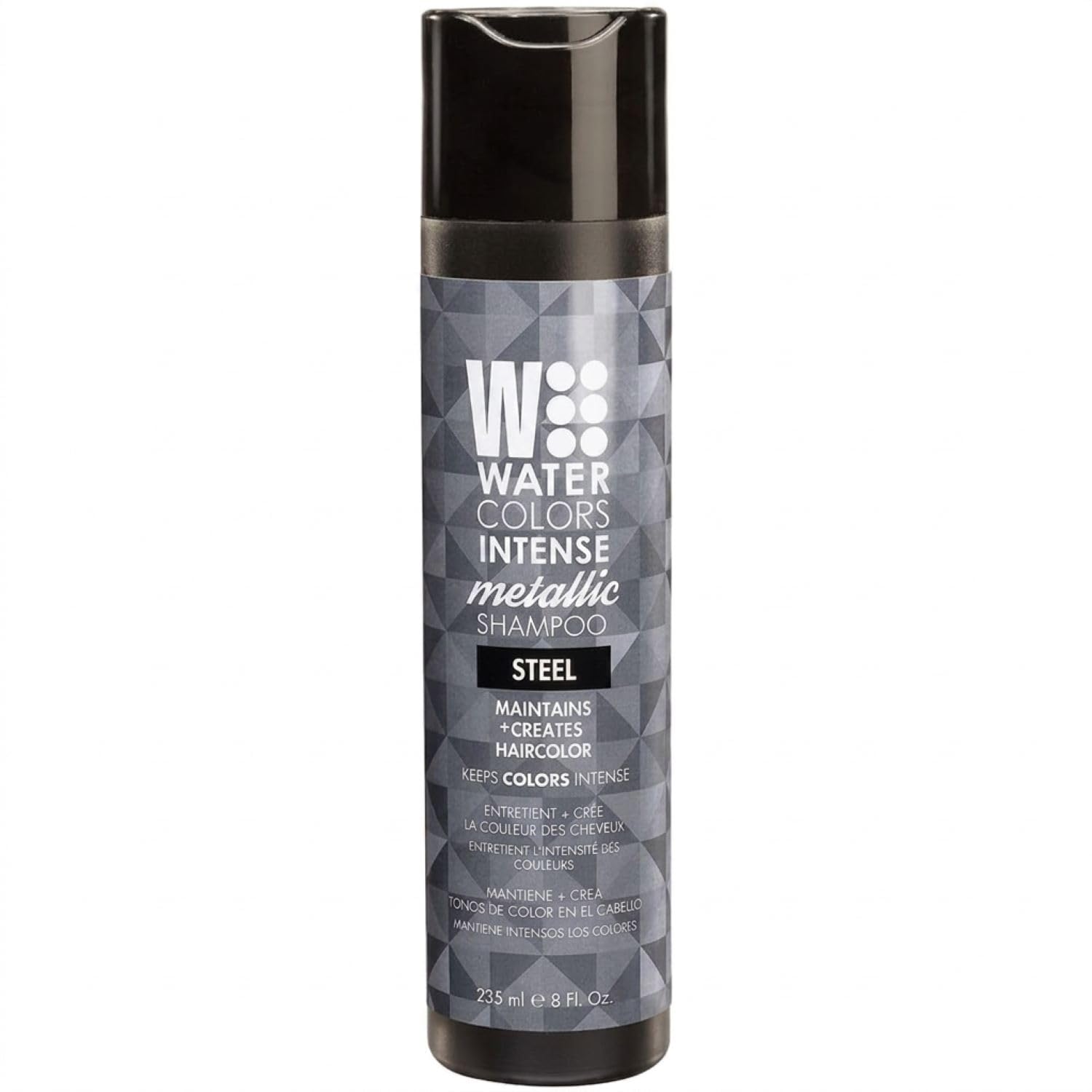 Watercolors Intense Metallic Color Depositing Shampoo, Steel, 8 Fl Oz