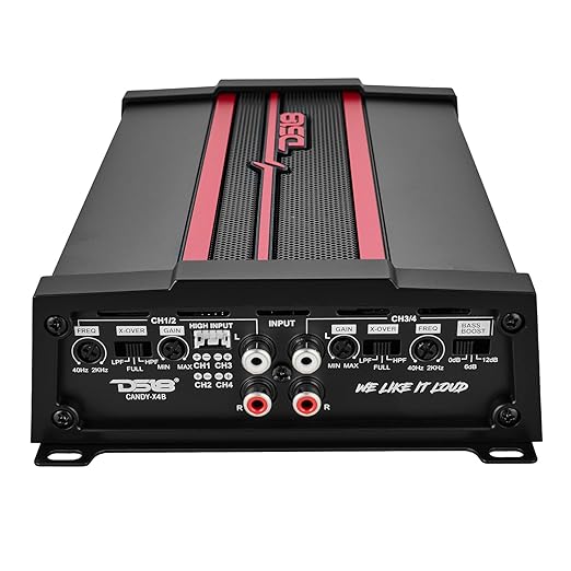 Amplificador DS18 CANDY-X4B 4 Canales Clase D 1600W Potencia Pico miniatura 7
