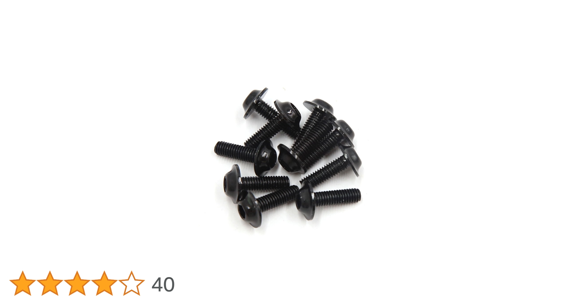 Amazon | uxcell オートバイ ボルト ネジ ブラック 金属製 M6 x