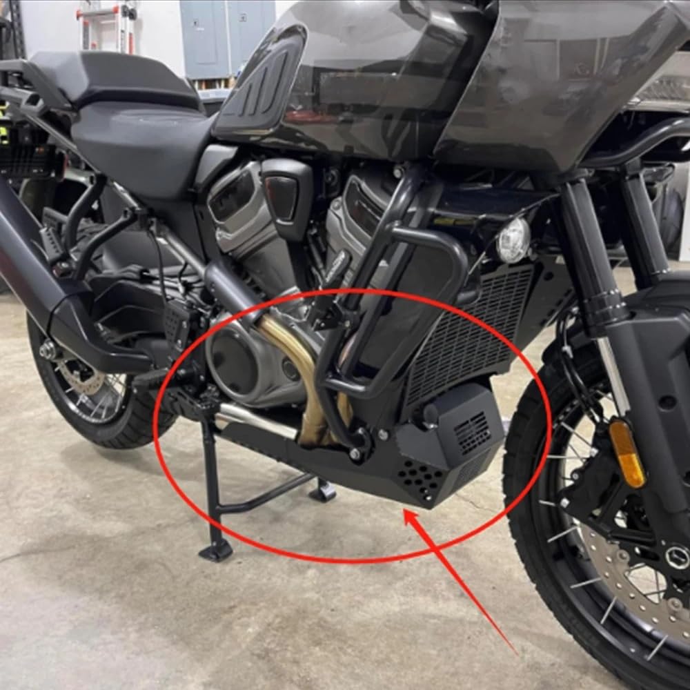Osłona płyty podwozia Do PAN AMERICA 1250 RA1250 S ADV 2021-2024 Osłona podwozia motocykla Skuteczna | Osłona zabezpieczająca pod silnikiem Osłona osłony podwozia(Black)