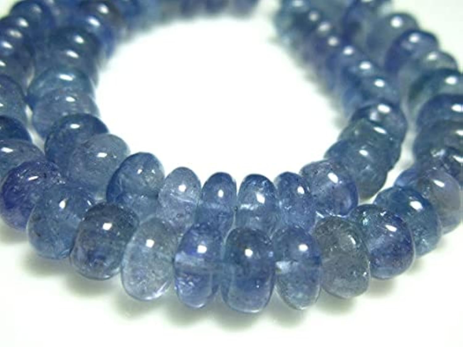 Tanzanite perles rondelles 5-6mm pour créer vos bijoux d'été et accessoires bohèmes chic