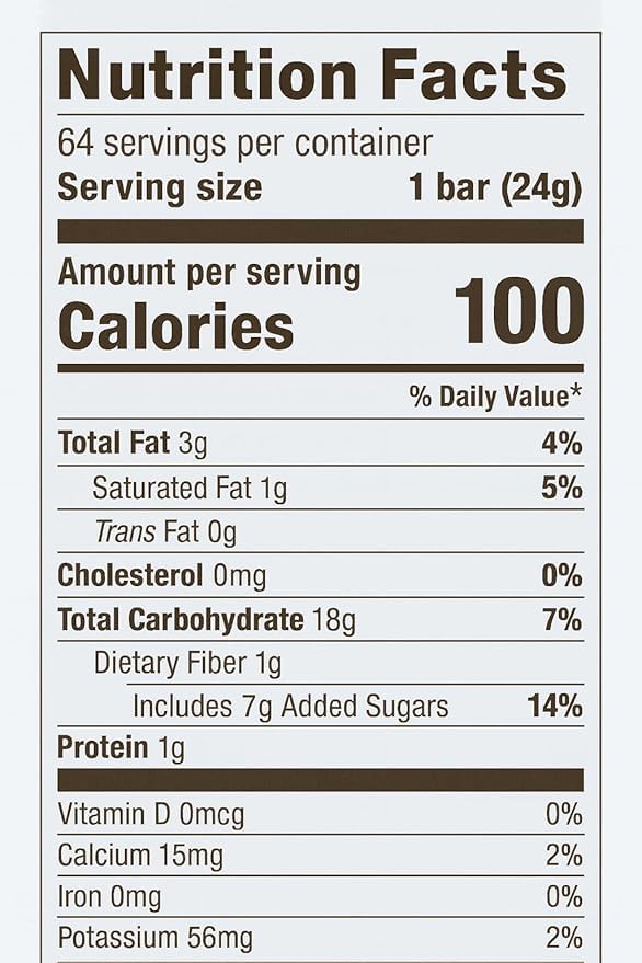 Soft & Chewy Granola Bars – 128 Count (2 x 64 ct Boxes), 0.85 oz Each,Quality Kirkland,Whole Rolled Oats with Real Chocolate Chips, Kosher, No Artificial Flavors or Colors