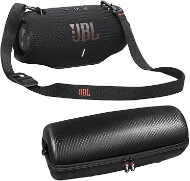 JBL Xtreme 4 Bluetooth Speaker with gSport Carbon Fiber Case (Black)