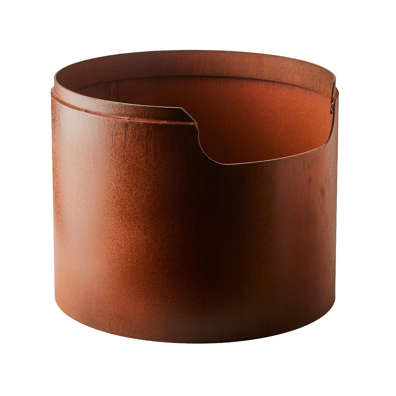 Barbecook base Jack 60/75 in acciaio corten, diametro 40cm – base solida per focolare e cucina da esterno