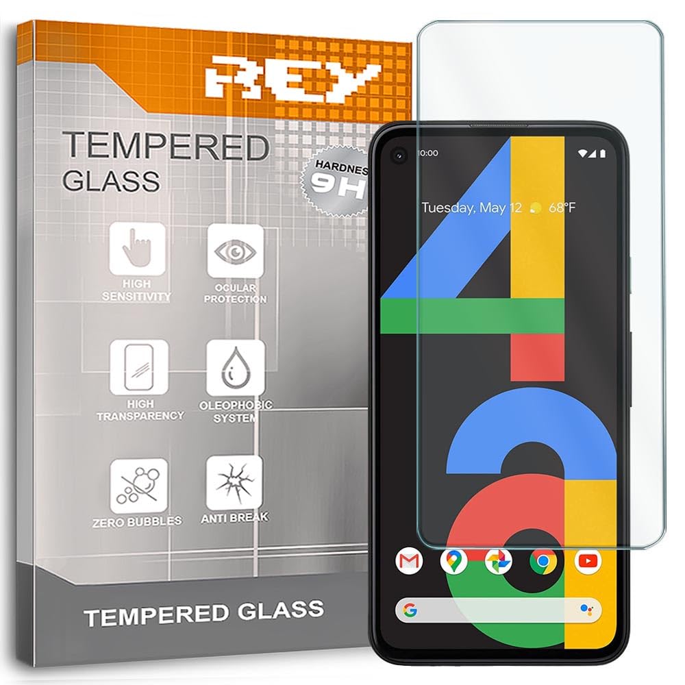 Pack De 2 Protections D'écran En Verre Trempé 9H Pour Google Pixel 4a - Transparent, Anti-rayures