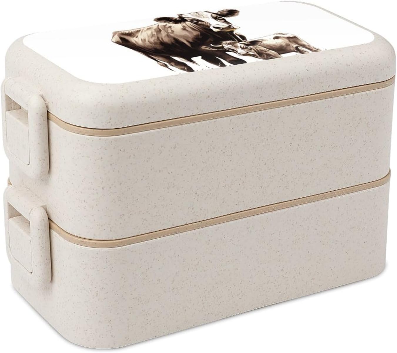 DJUETRUI Bento Box Adult Lunch Box Double Insulated Boxes Reusable