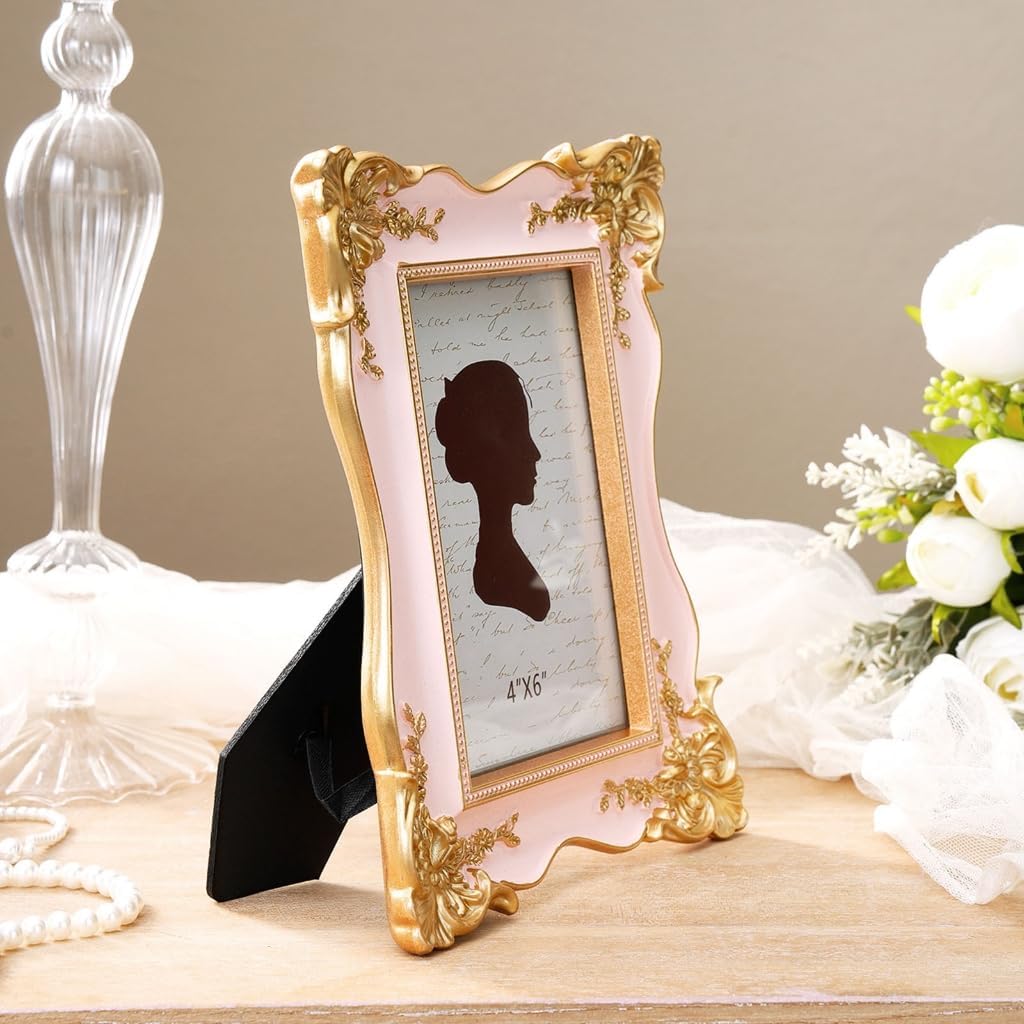 European Antique Photo Frame Resin Picture Holder Wall or Tabletop Decors Gift