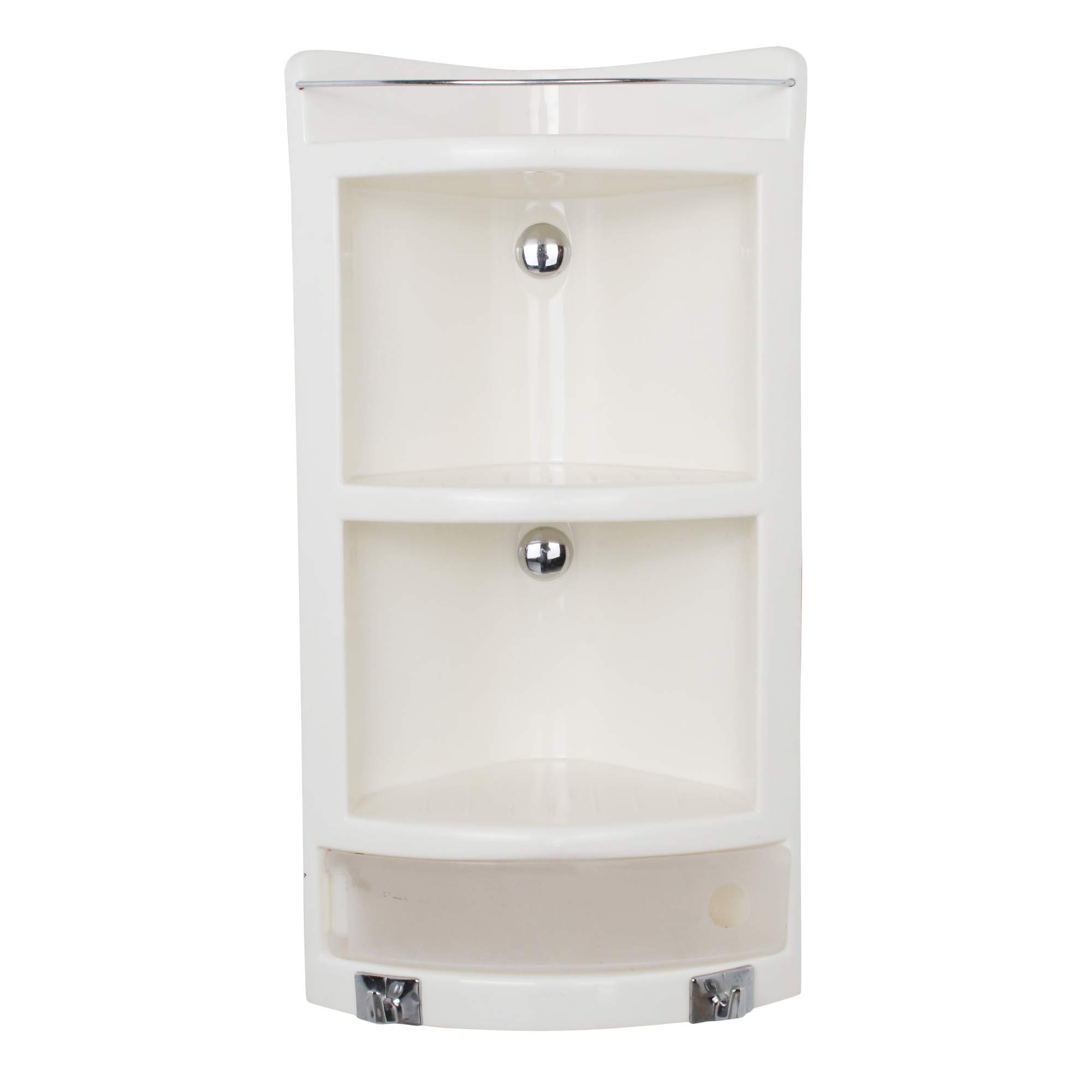 ZOSHOMI Alloy Steel Wall Mount Crystal Bathroom Corner Cabinet with Storage Space ( Ivory ) (B08KLY6NK8) Amazon Price History, Amazon Price Tracker