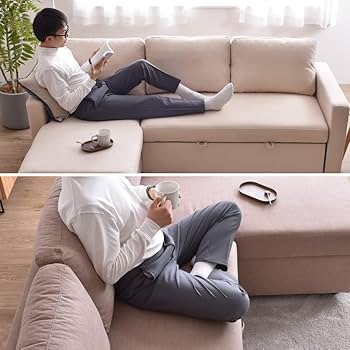 Amazon｜VENTOTA ソファベッド 3人掛け 3人掛けソファー カウチソファ