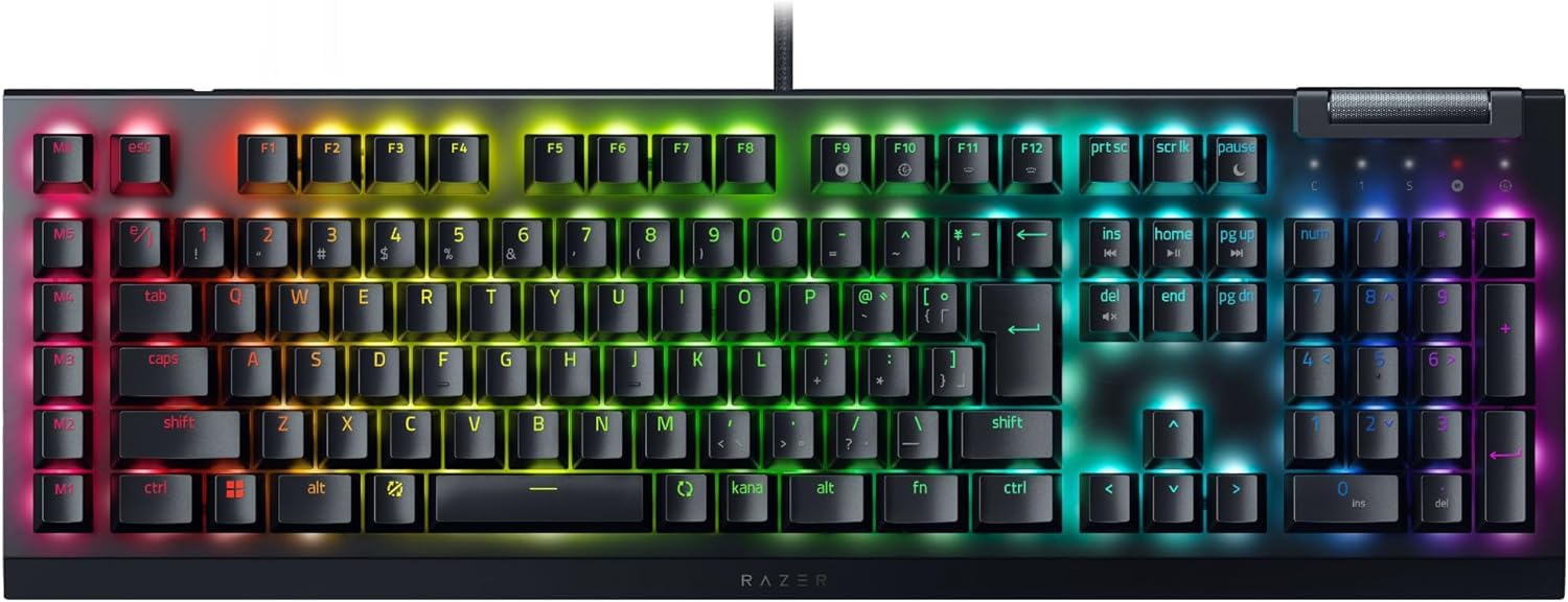 Amazon.co.jp: レイザー BlackWidow V4 X JP Yellow Switch 