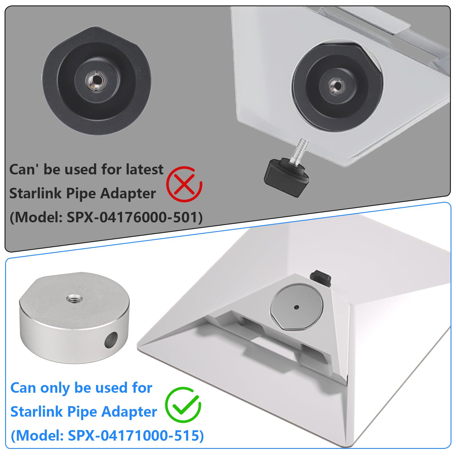 VZU 2025 Starlink Mini-Stativadapter, Mit 1/4
